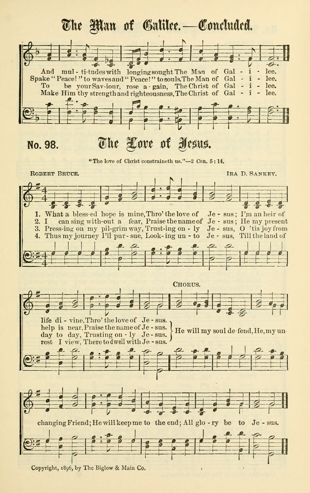 Christian Endeavor Edition of Sacred Songs No. 1 page 106