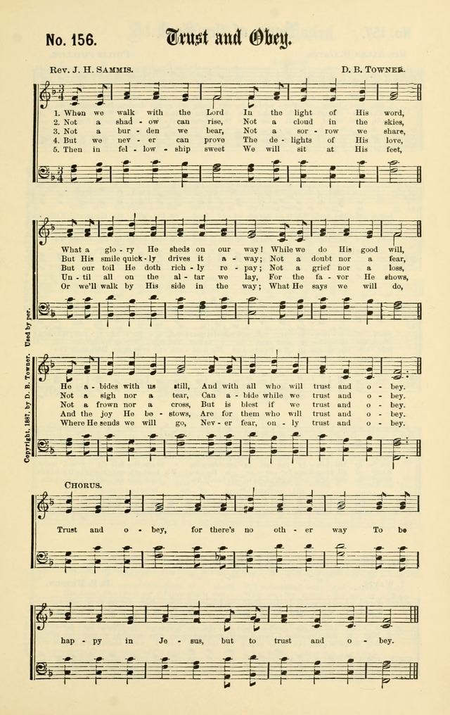 Christian Endeavor Edition of Sacred Songs No. 1 page 158