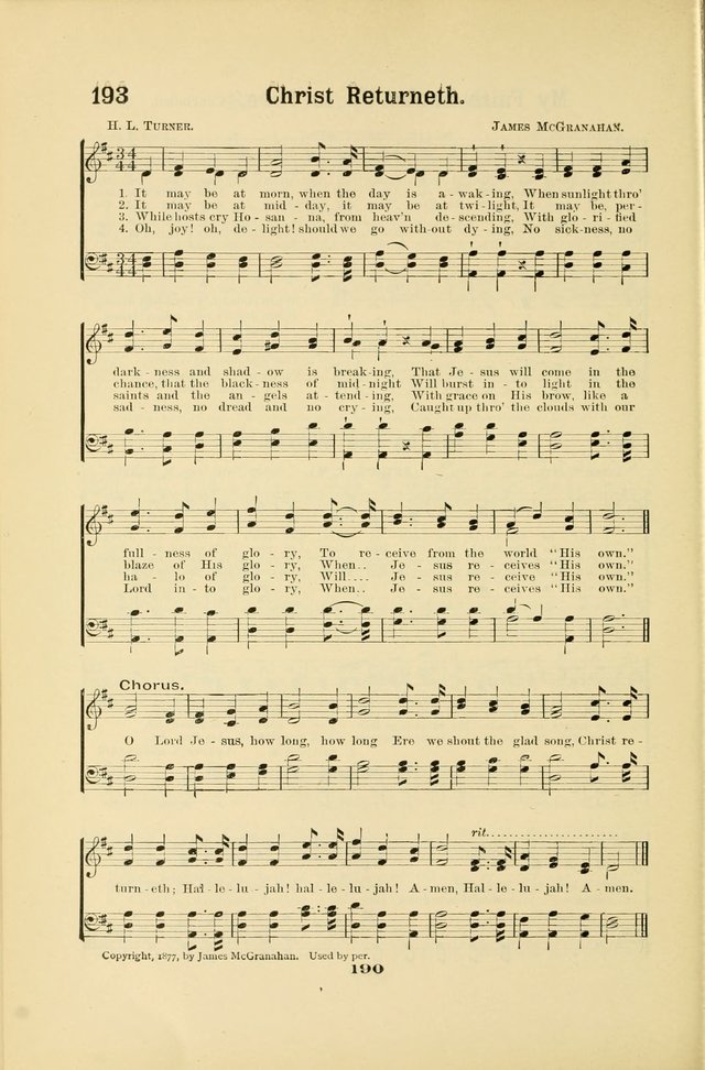 Christian Endeavor Hymns page 195