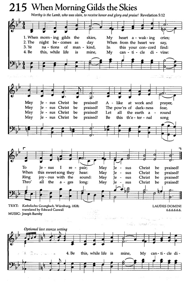 The Celebration Hymnal: songs and hymns for worship page 216