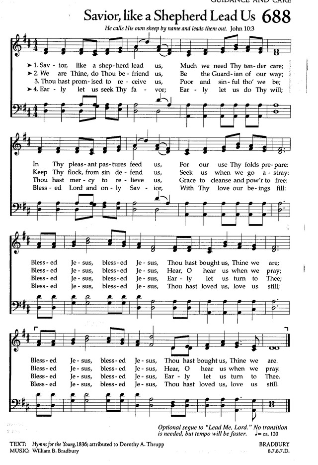 The Celebration Hymnal: songs and hymns for worship page 657