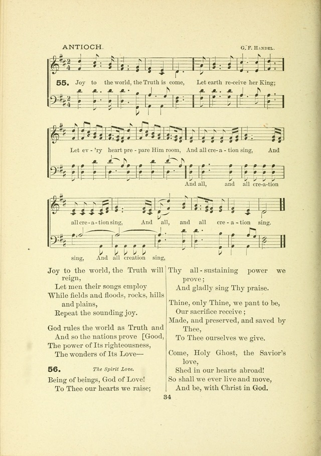 A Collection of Familiar and Original Hymns with New Meanings. 2nd ed. page 34