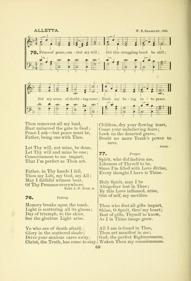 A Collection of Familiar and Original Hymns with New Meanings. 2nd ed. page 50