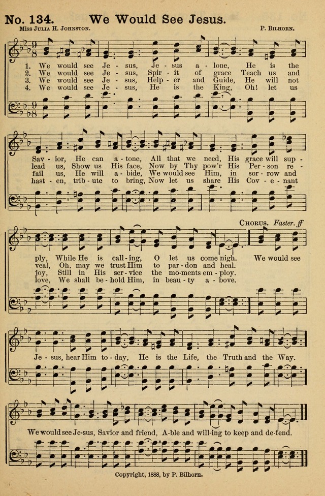 Crowning Glory No. 1: a choice collection of gospel hymns page 135