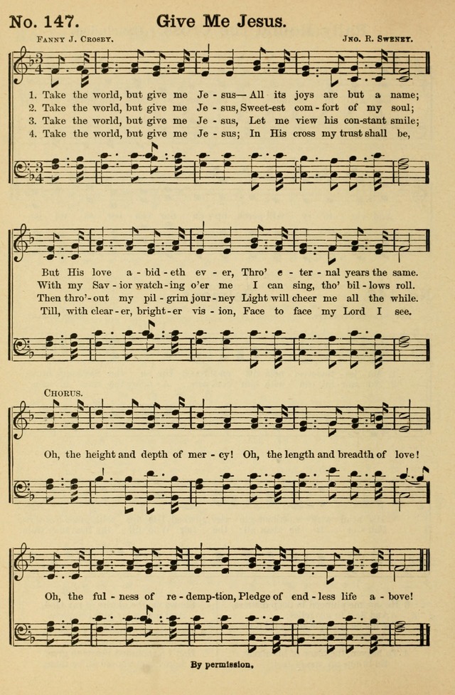 Crowning Glory No. 1: a choice collection of gospel hymns page 148