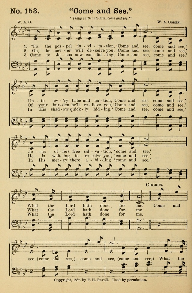 Crowning Glory No. 1: a choice collection of gospel hymns page 154