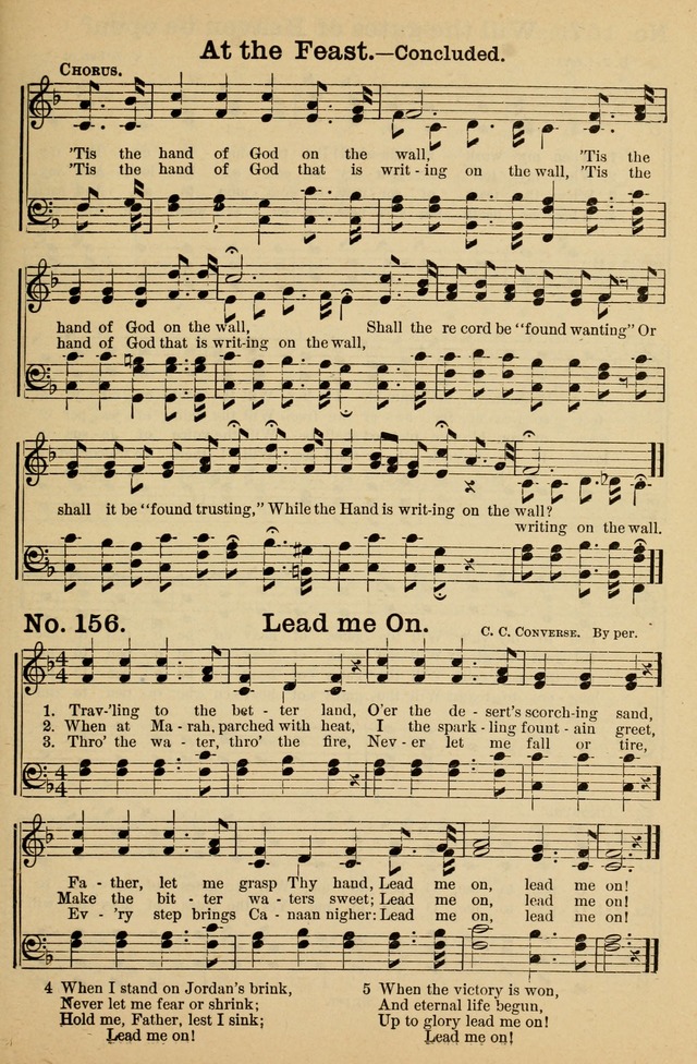 Crowning Glory No. 1: a choice collection of gospel hymns page 157