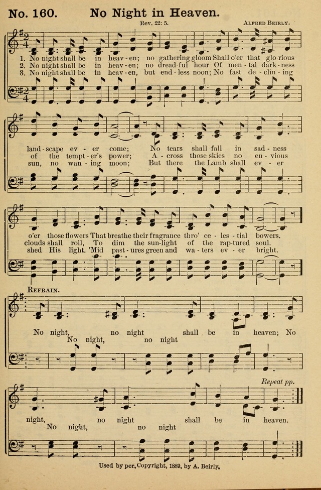 Crowning Glory No. 1: a choice collection of gospel hymns page 161