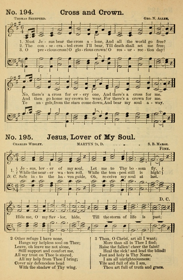 Crowning Glory No. 1: a choice collection of gospel hymns page 196