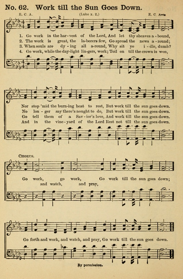 Crowning Glory No. 1: a choice collection of gospel hymns page 62