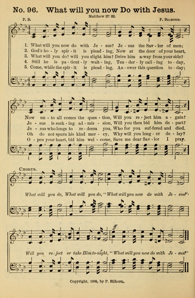 Crowning Glory No. 1: a choice collection of gospel hymns page 96
