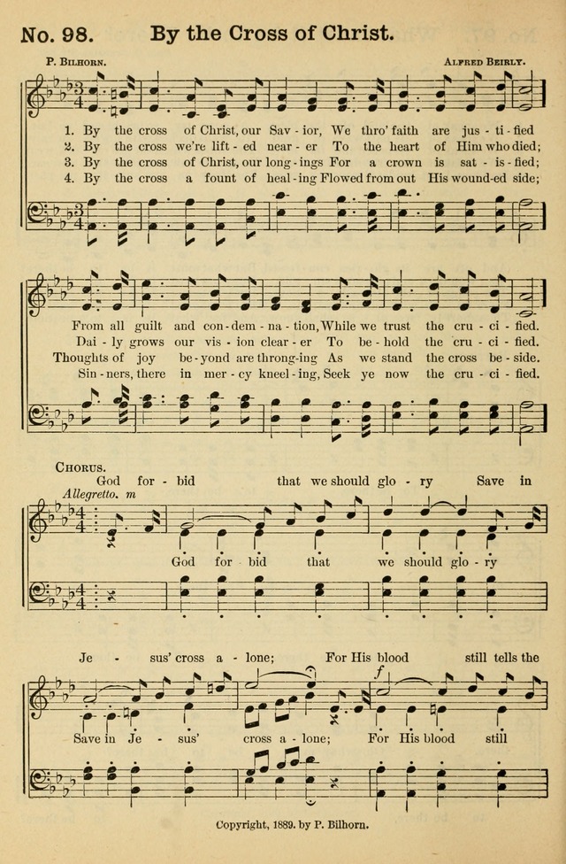 Crowning Glory No. 1: a choice collection of gospel hymns page 98