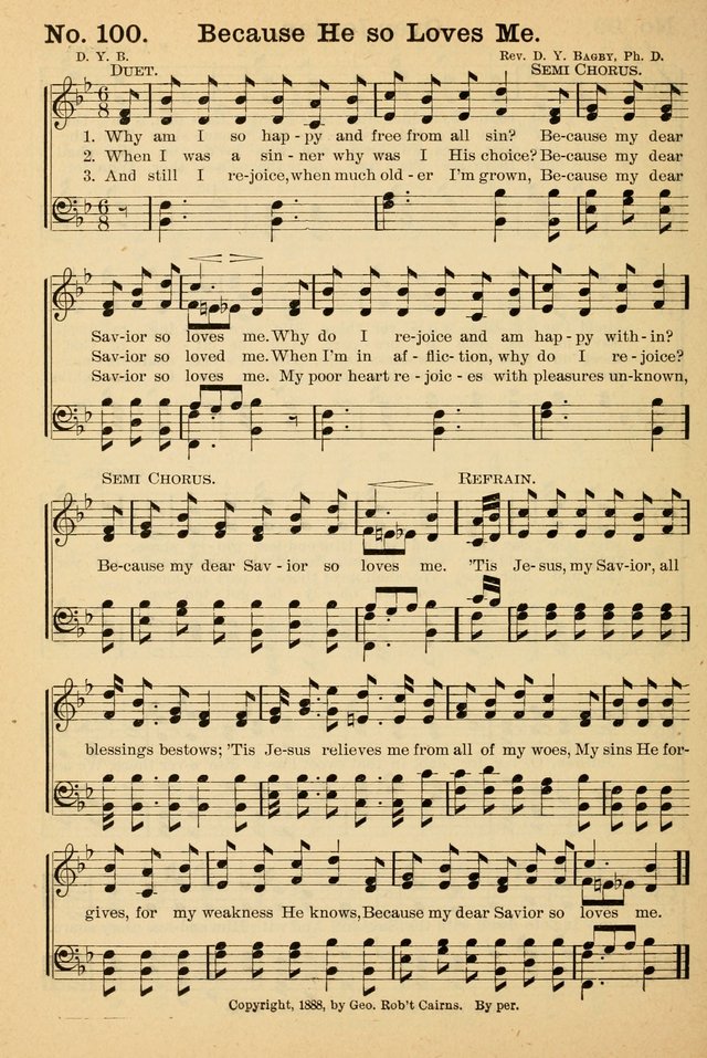 Crowning Glory No. 2: a collection of gospel hymns page 107