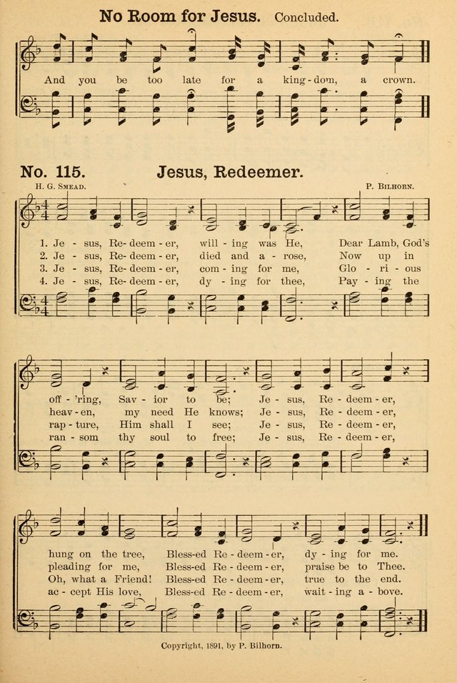 Crowning Glory No. 2: a collection of gospel hymns page 124