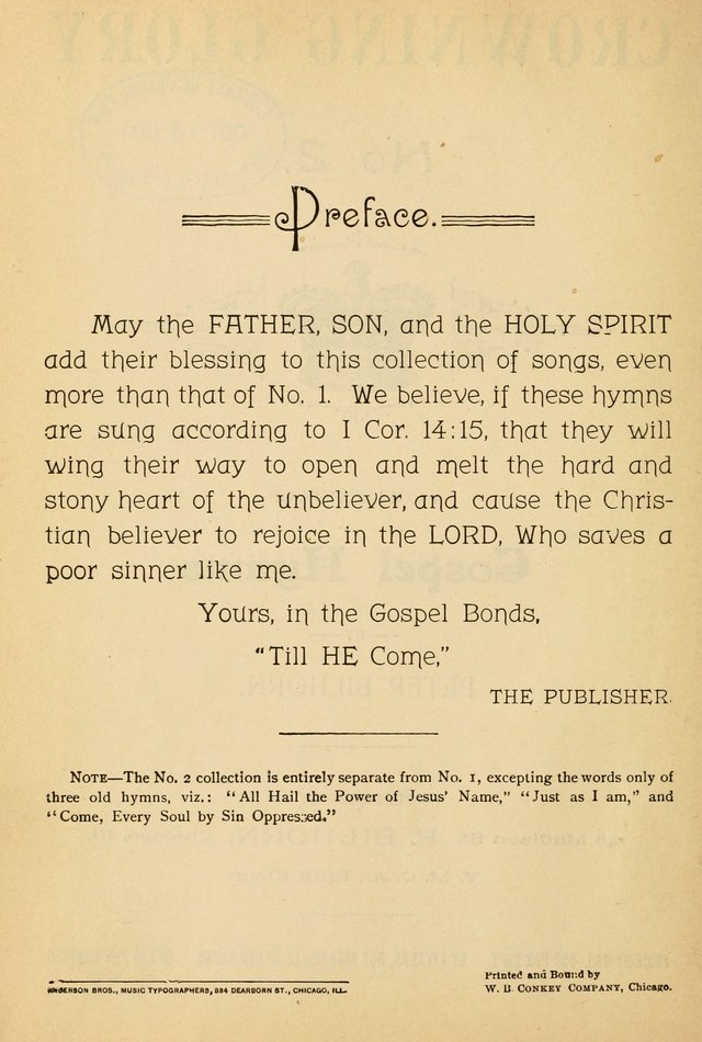 Crowning Glory No. 2: a collection of gospel hymns page 7