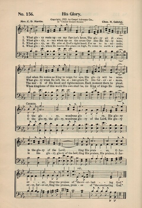 Choice Gospel Hymns: a collection of over three hundred hymns for all occasions of Christian work and worship  page 142