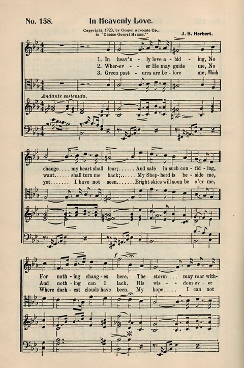 Choice Gospel Hymns: a collection of over three hundred hymns for all occasions of Christian work and worship  page 144