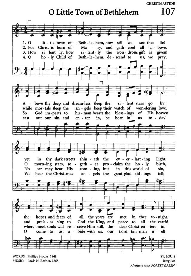 Celebrating Grace Hymnal page 105