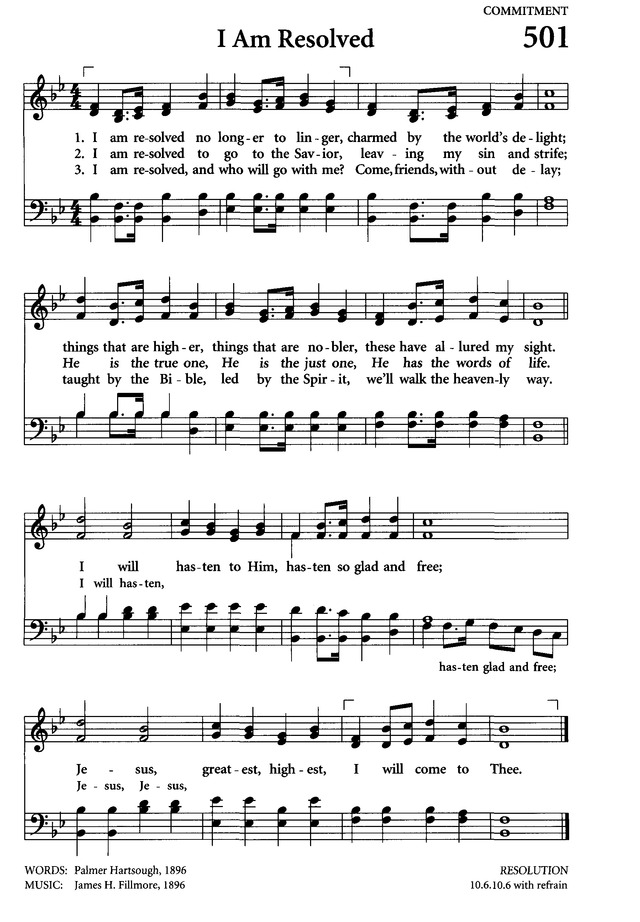I Am Resolved - Hymnary.org