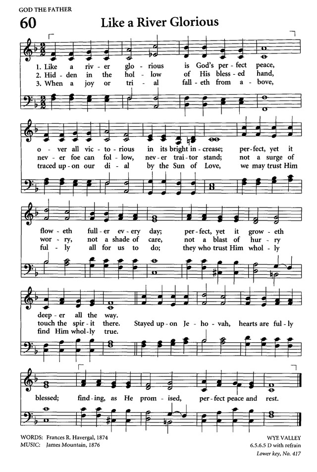 Celebrating Grace Hymnal page 58