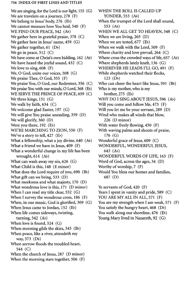 Celebrating Grace Hymnal page 724