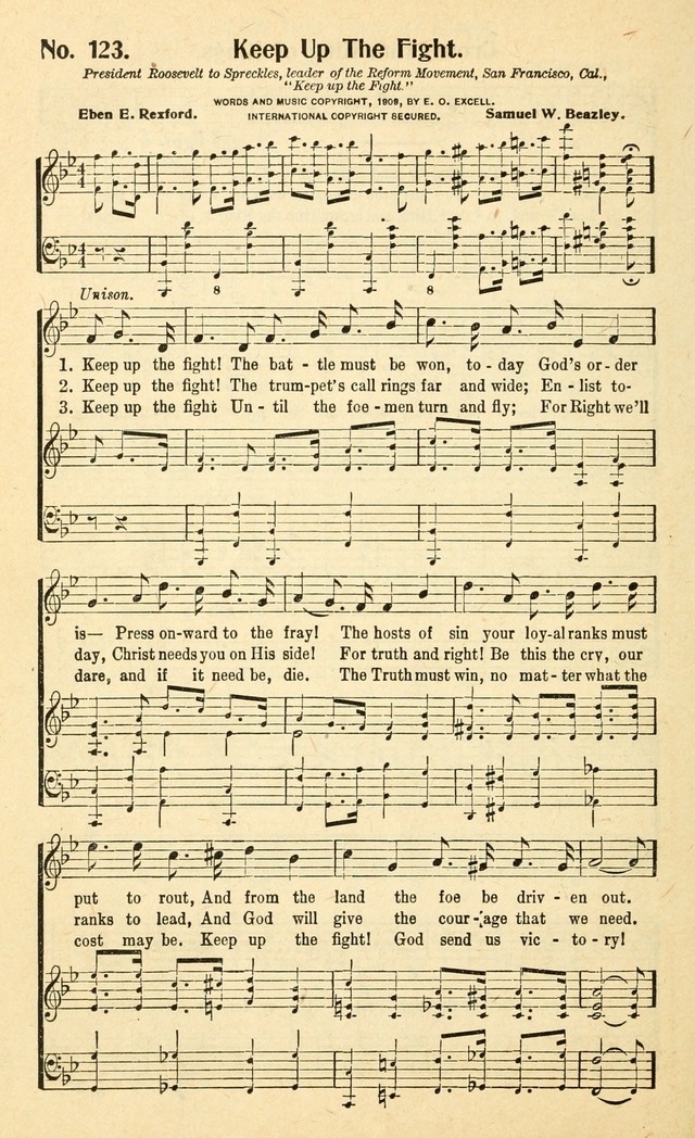 Christian Gospel Hymns: for church, Sunday school, and evangelistic meetings: contains the cream of all the old songs, and the very best of all the new page 130