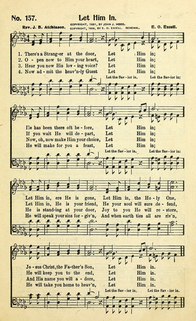 Christian Gospel Hymns: for church, Sunday school, and evangelistic meetings: contains the cream of all the old songs, and the very best of all the new page 167