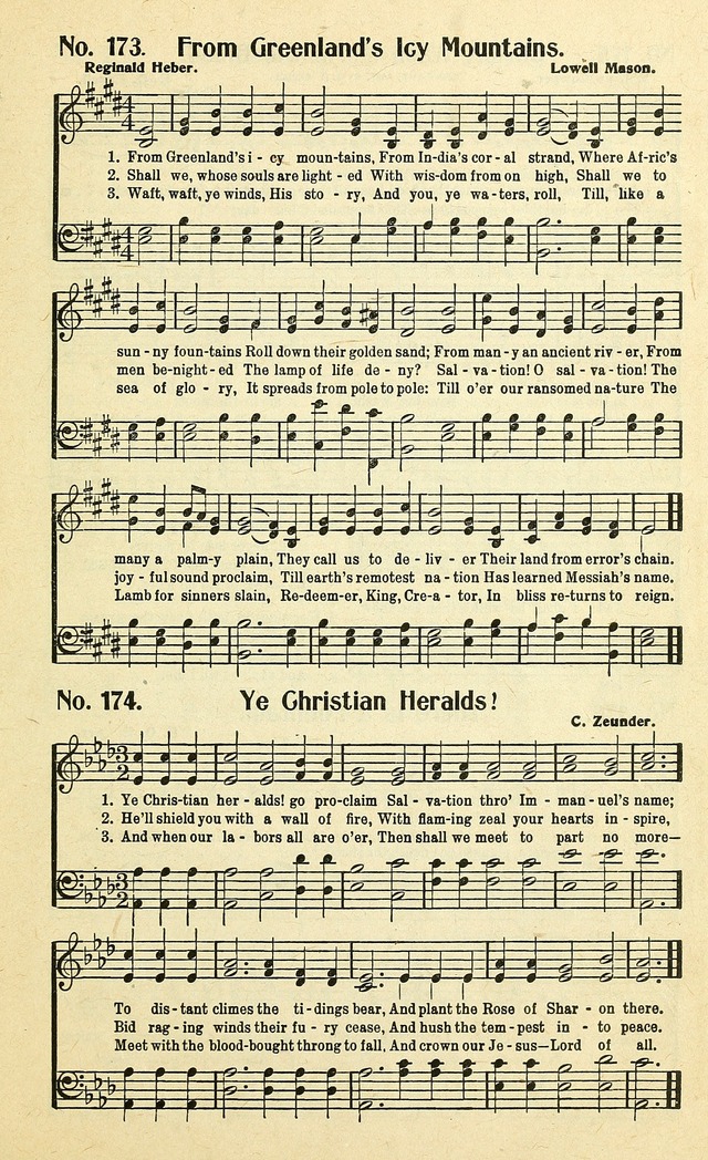 Christian Gospel Hymns: for church, Sunday school, and evangelistic meetings: contains the cream of all the old songs, and the very best of all the new page 179