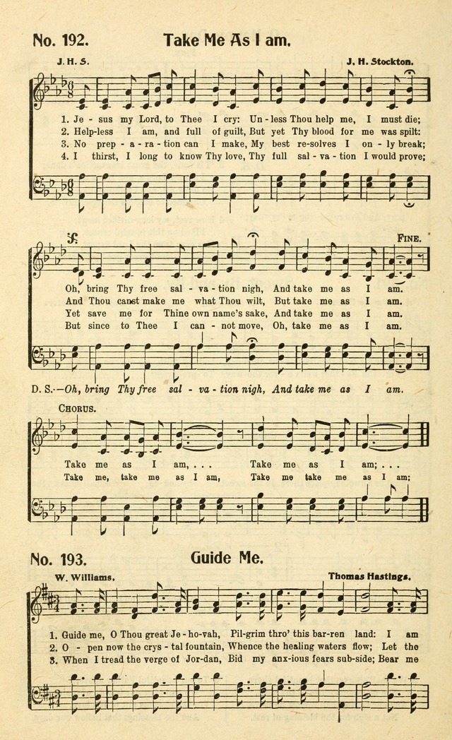 Christian Gospel Hymns: for church, Sunday school, and evangelistic meetings: contains the cream of all the old songs, and the very best of all the new page 190