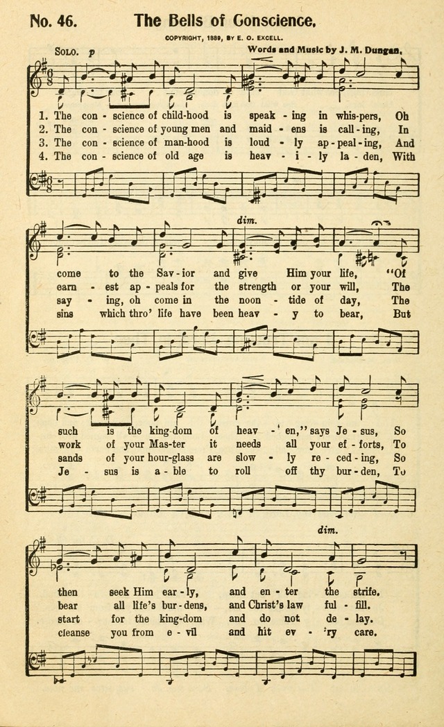 Christian Gospel Hymns: for church, Sunday school, and evangelistic meetings: contains the cream of all the old songs, and the very best of all the new page 46