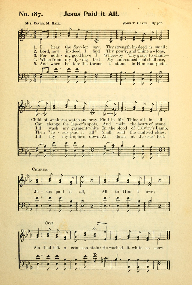 The Century Gospel Songs page 189