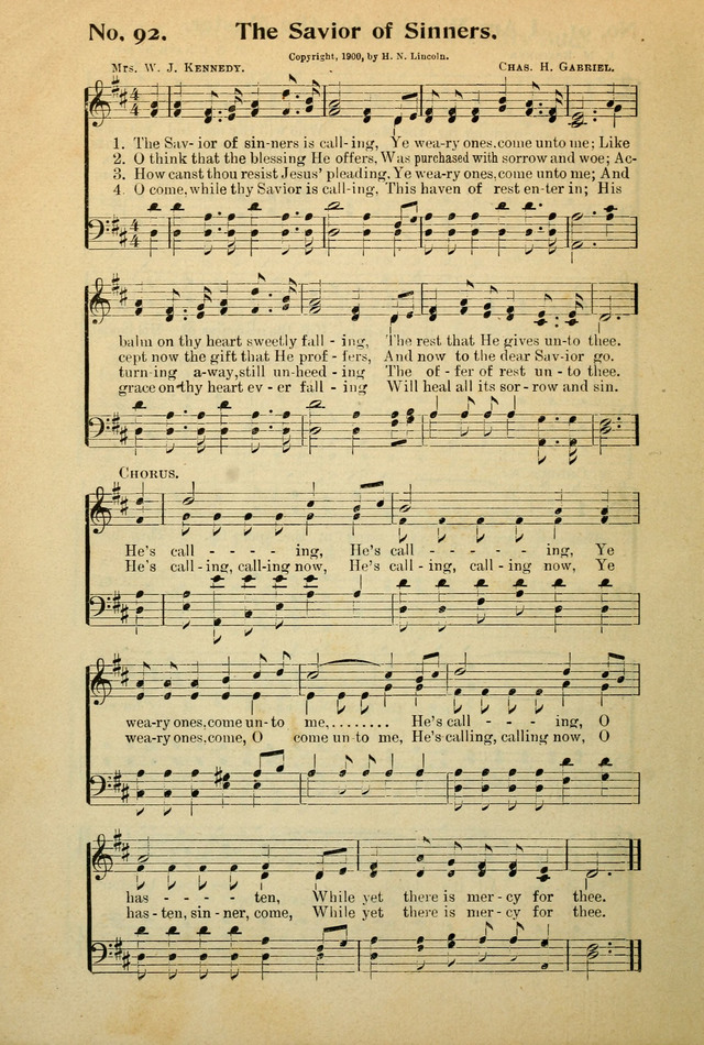 The Century Gospel Songs page 92