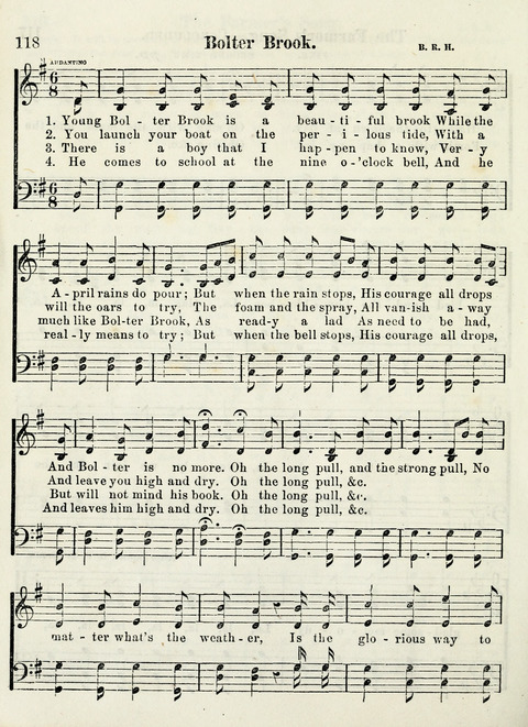 Chapel Gems for Sunday Schools: selected from "Our Song Birds," for 1866, the "Snow bird," the "Robin," the "Red bird" and the "Dove" page 118
