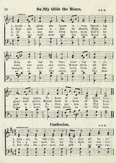 Chapel Gems for Sunday Schools: selected from "Our Song Birds," for 1866, the "Snow bird," the "Robin," the "Red bird" and the "Dove" page 18