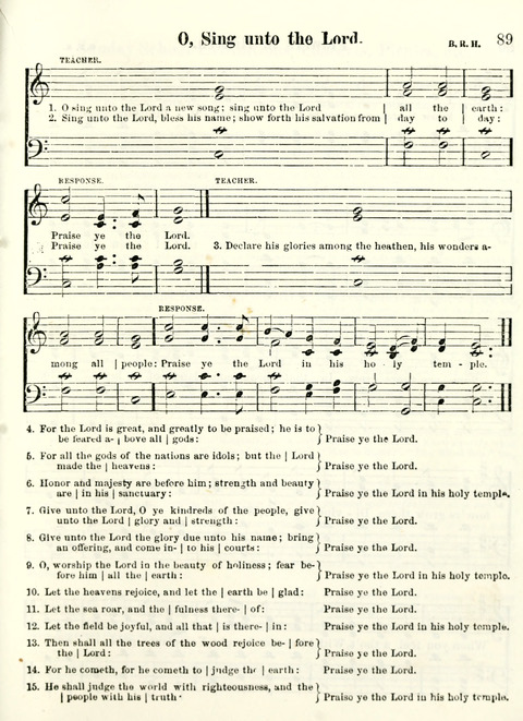 Chapel Gems for Sunday Schools: selected from "Our Song Birds," for 1866, the "Snow bird," the "Robin," the "Red bird" and the "Dove" page 89