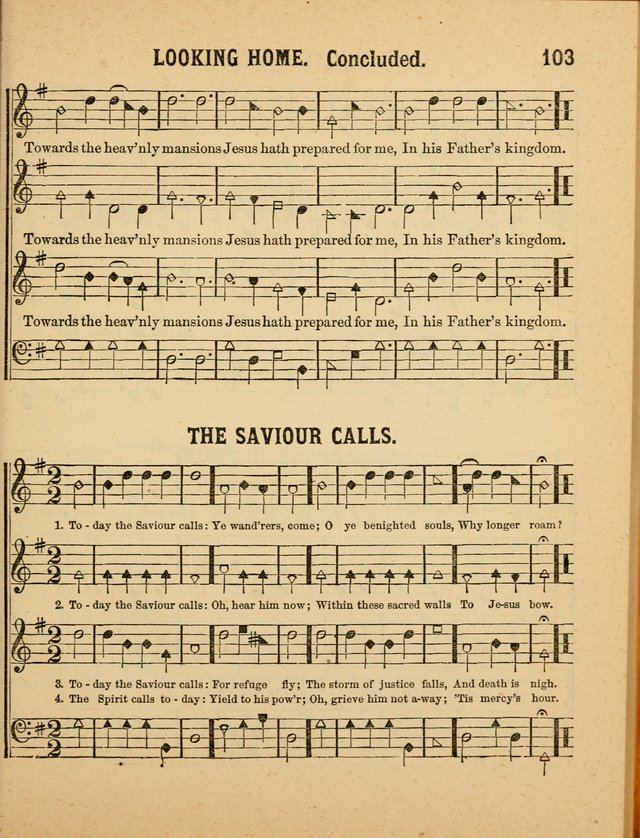 Crystal Gems for the Sabbath School: containing a choice collection of new hymns and tunes, suitable for anniversaries, and all other exercises of the Sabbath-school... page 103