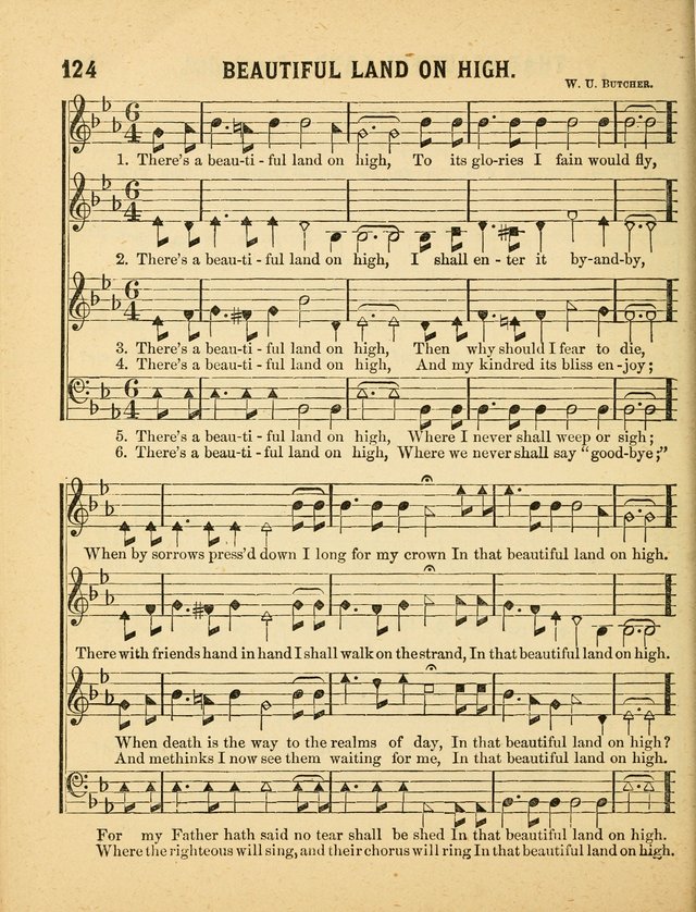 Crystal Gems for the Sabbath School: containing a choice collection of new hymns and tunes, suitable for anniversaries, and all other exercises of the Sabbath-school... page 124