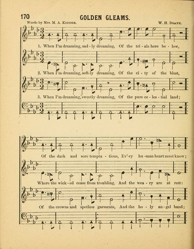 Crystal Gems for the Sabbath School: containing a choice collection of new hymns and tunes, suitable for anniversaries, and all other exercises of the Sabbath-school... page 170