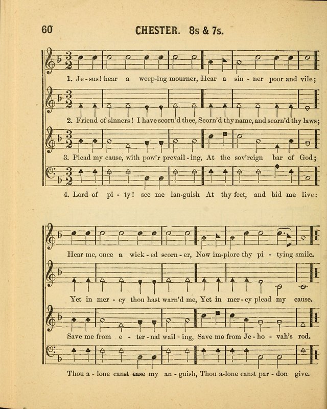 Crystal Gems for the Sabbath School: containing a choice collection of new hymns and tunes, suitable for anniversaries, and all other exercises of the Sabbath-school... page 60