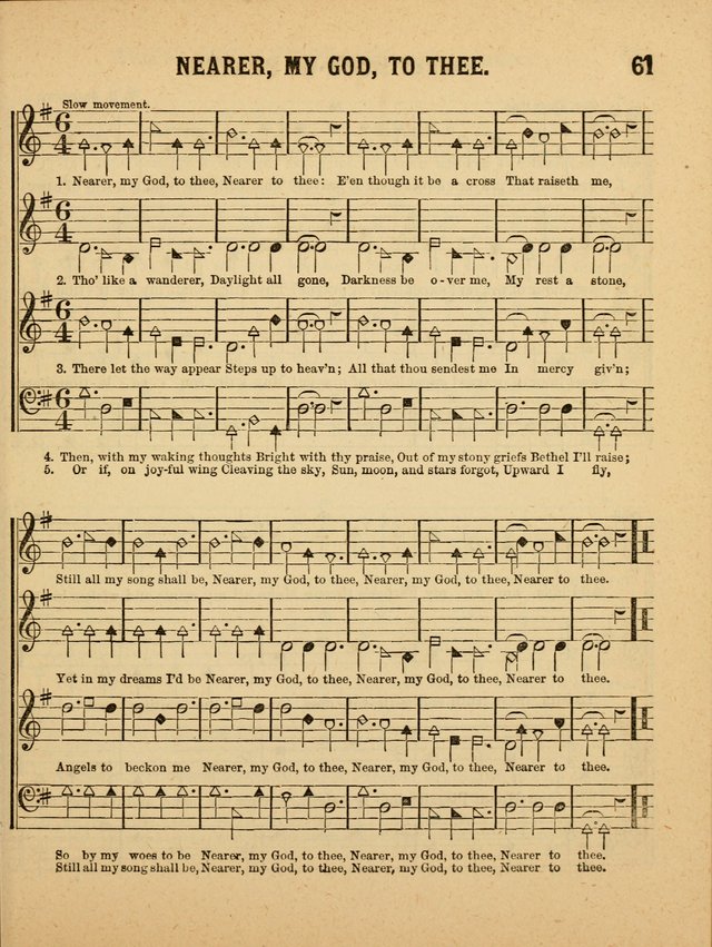 Crystal Gems for the Sabbath School: containing a choice collection of new hymns and tunes, suitable for anniversaries, and all other exercises of the Sabbath-school... page 61