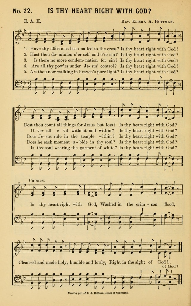 Christian Hymns No. 1 page 22