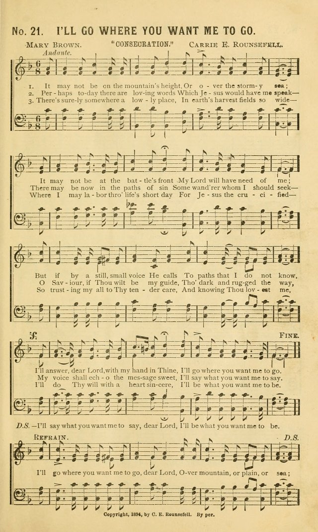 Choice Hymns No. 1: for use in the church, Sunday-school, young people