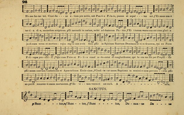 The Catholic Harp: containing the morning and evening service of the Catholic Church, embracing a choice collection of masses, litanies, psalms, sacred hymns, anthems, versicles, and motifs page 26