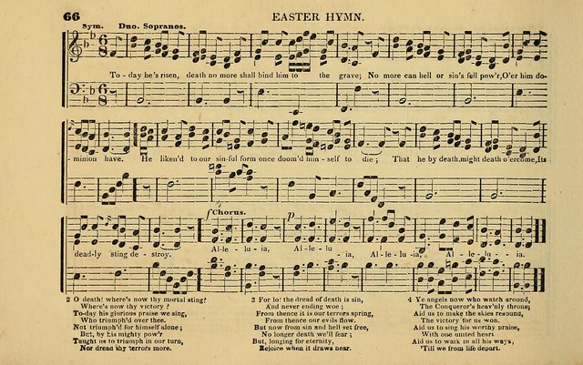 The Catholic Harp: containing the morning and evening service of the Catholic Church, embracing a choice collection of masses, litanies, psalms, sacred hymns, anthems, versicles, and motifs page 66
