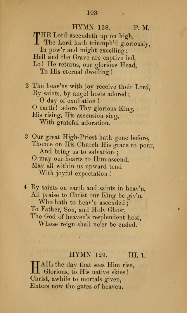 A Collection of Hymns page 103