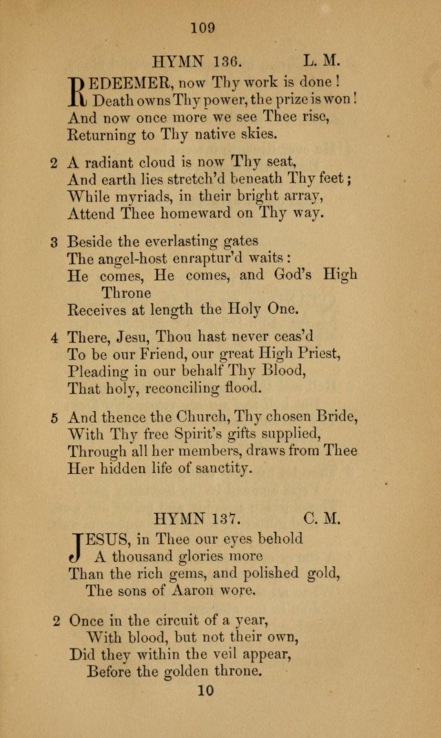 A Collection of Hymns page 109