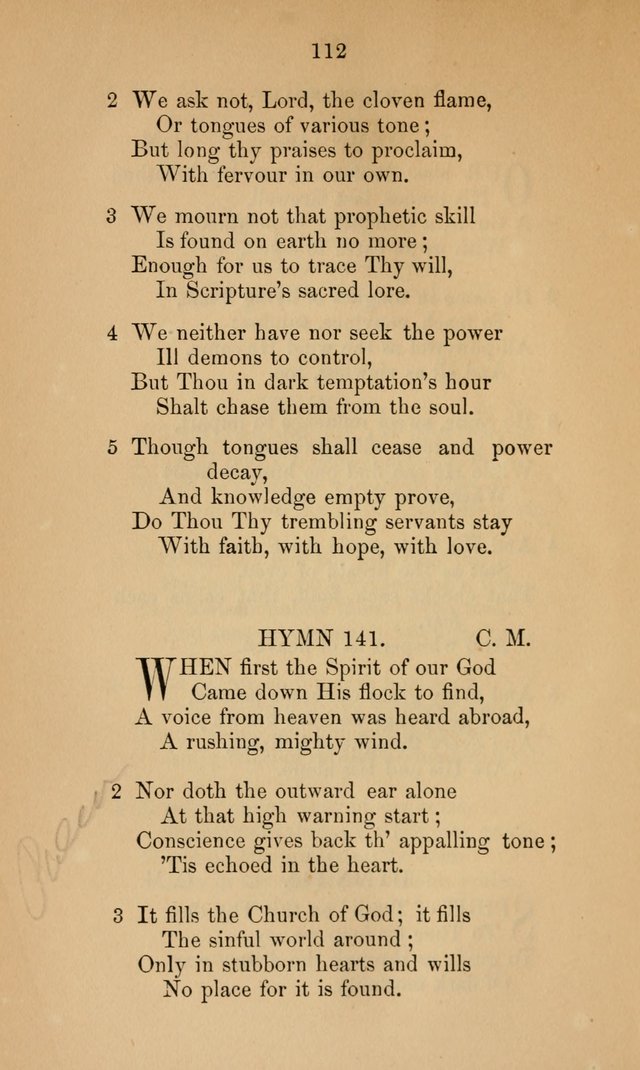 A Collection of Hymns page 112