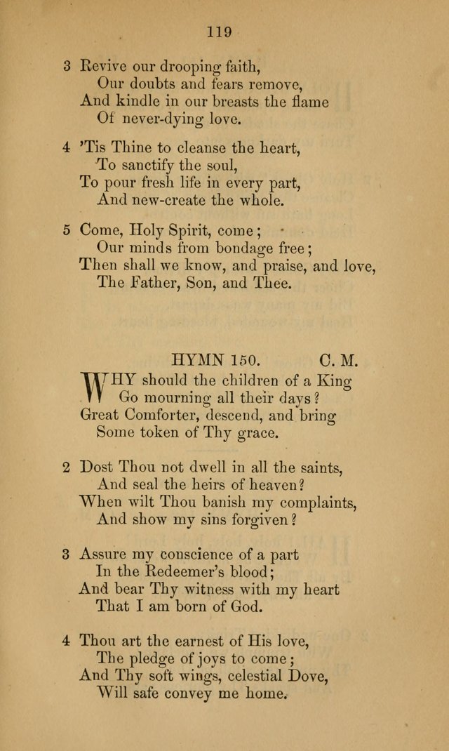 A Collection of Hymns page 119