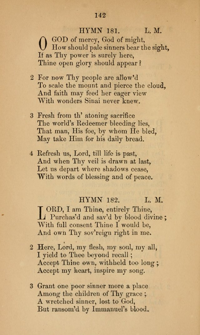 A Collection of Hymns page 142