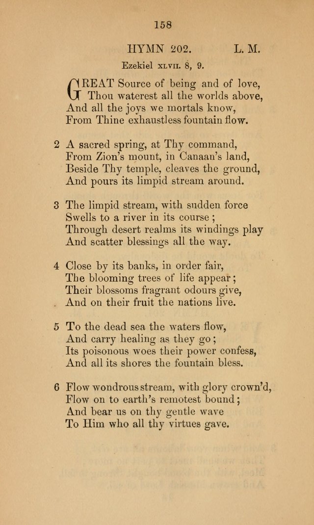 A Collection of Hymns page 158